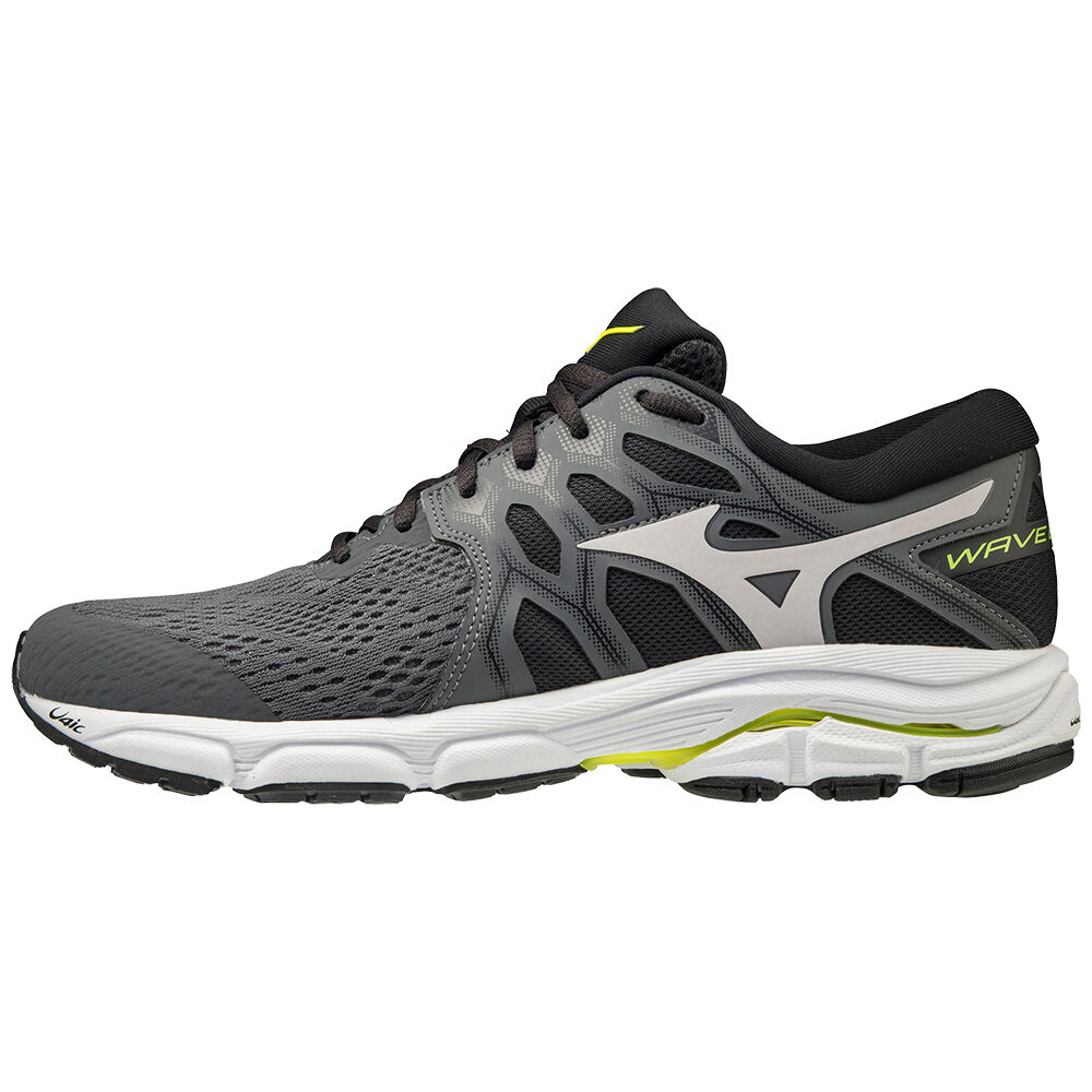 Zapatillas Running Mizuno Wave Equate 4 Hombre Gris/Amarillo Outlet RQUK-64327